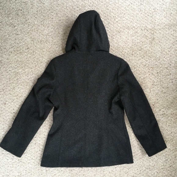 NWOT Double Breasted Wool Pea Coat - Picture 7 of 11